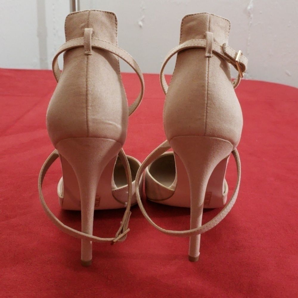 ASOS pink suede heels 8.5 - Picture 5 of 6